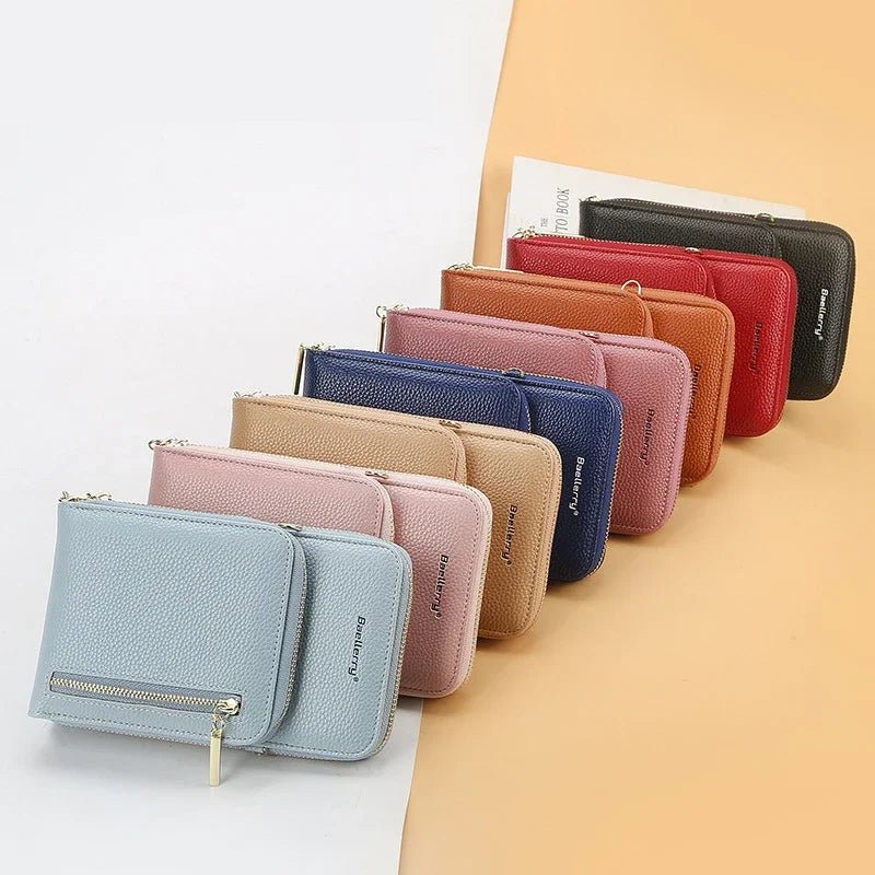 New Women's Handbags PU Leather Zipper Shoulder Bags Large Capacity Messenger Bags Casual Crossbody Bags for Women Phone Purse - Tara's Tiny Treasures