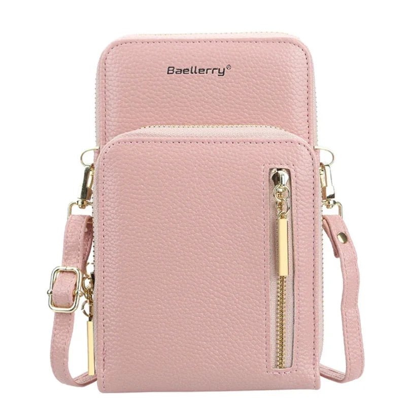 New Women's Handbags PU Leather Zipper Shoulder Bags Large Capacity Messenger Bags Casual Crossbody Bags for Women Phone Purse - Tara's Tiny Treasures
