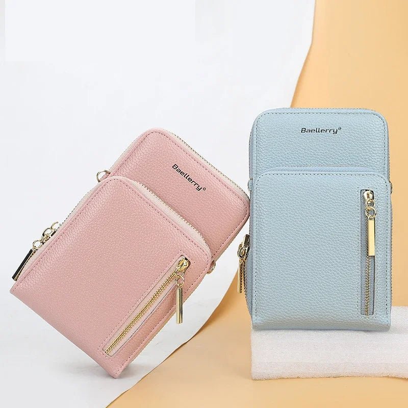 New Women's Handbags PU Leather Zipper Shoulder Bags Large Capacity Messenger Bags Casual Crossbody Bags for Women Phone Purse - Tara's Tiny Treasures