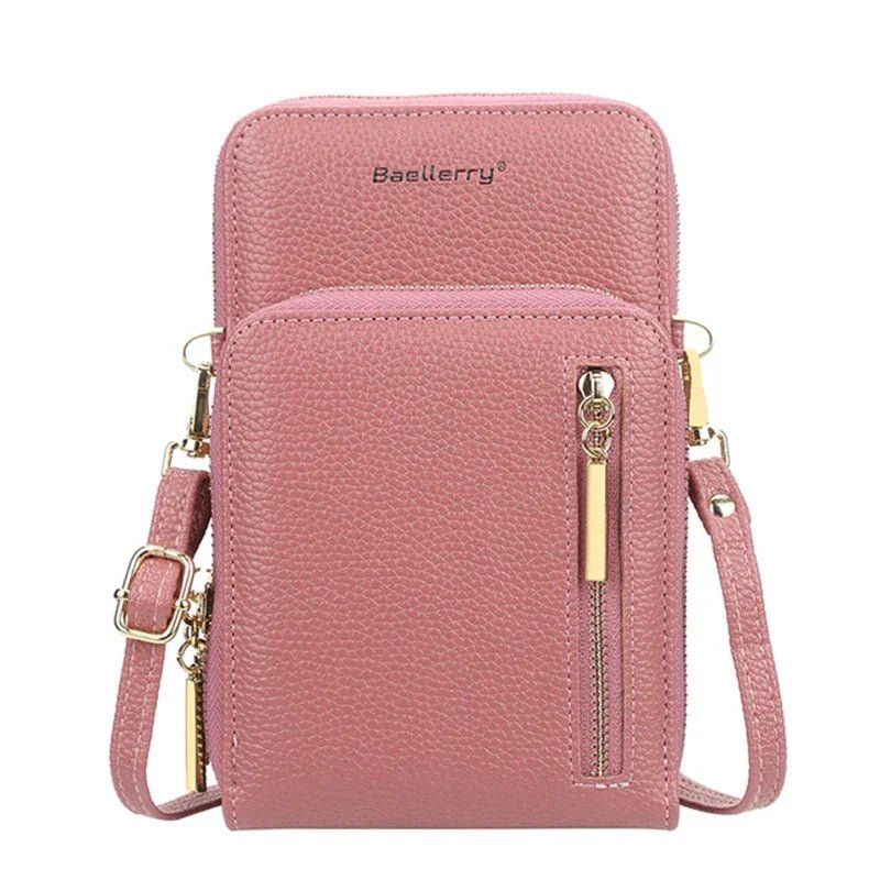 New Women's Handbags PU Leather Zipper Shoulder Bags Large Capacity Messenger Bags Casual Crossbody Bags for Women Phone Purse - Tara's Tiny Treasures