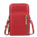 New Women's Handbags PU Leather Zipper Shoulder Bags Large Capacity Messenger Bags Casual Crossbody Bags for Women Phone Purse - Tara's Tiny Treasures