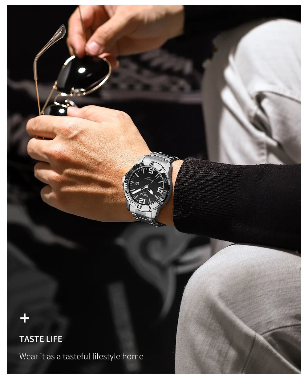 NIBOSI Brand Watch Men Luxury Brand Business Luminous Waterproof Male Clock Calendar Man Quartz Wristwatches Relogio Masculino - Tara's Tiny Treasures