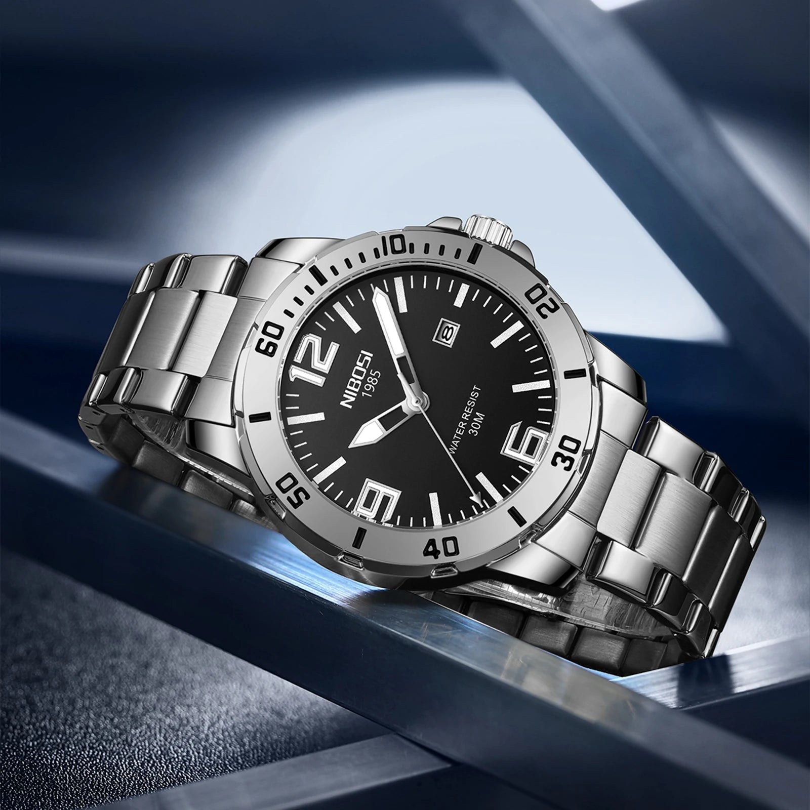 NIBOSI Brand Watch Men Luxury Brand Business Luminous Waterproof Male Clock Calendar Man Quartz Wristwatches Relogio Masculino - Tara's Tiny Treasures
