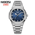 NIBOSI Top Brand Luxury Mens Watches Stainless Steel Quartz Watches For Men Waterproof Sport Watch Men Relogio Masculino - Tara's Tiny Treasures