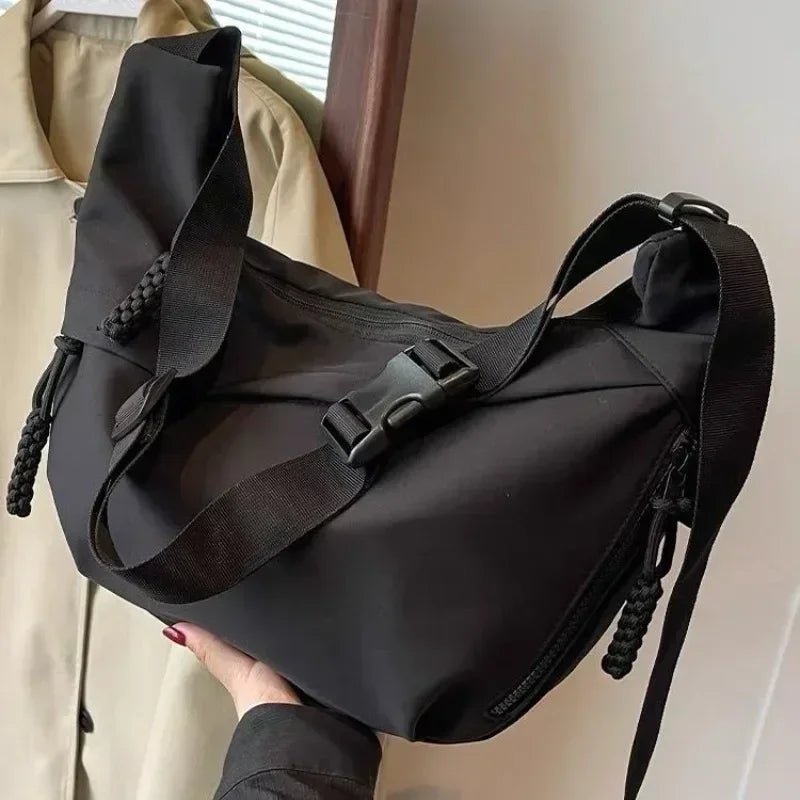 Nylon Hobos Crossbody Bags Solid Casual Zipper Women's Bags 2024 Fashion High Capacity Solid Color Single Shoulder Totes Bag - Tara's Tiny Treasures