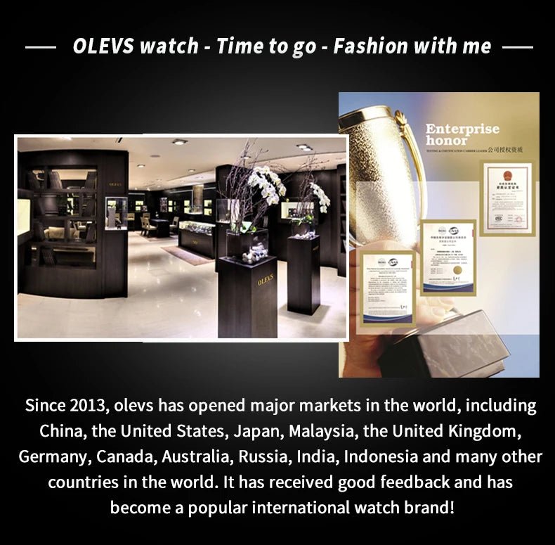 OLEVS9946 Mens Watch Original Automatic Mechanical Watch For Man Waterproof Luminous Stainless Steel Reloj Dual Calendar Display - Tara's Tiny Treasures