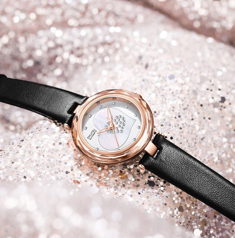 ONLYOU New Luxury Women's Watch with A Genuine Leather Strap,stylish and Elegant,30-meter Water Resistant,comes with A Watch Box - Tara's Tiny Treasures