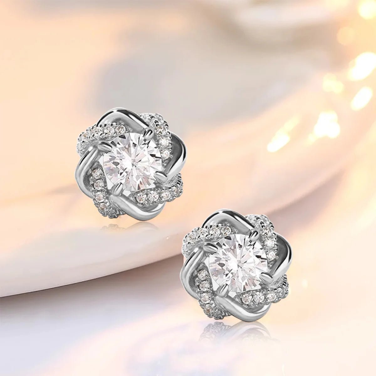 Original Moissanite Diamond Jewelry Sets for Women with Certificate Necklace Earrings Bangle Sets 925 Silver Wedding Luxury Gift - Tara's Tiny Treasures