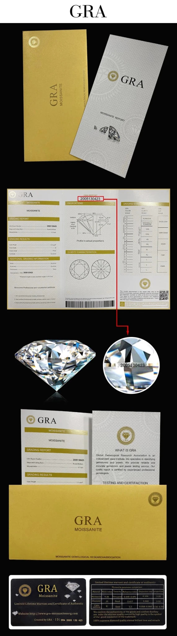 Original Moissanite Diamond Jewelry Sets for Women with Certificate Necklace Earrings Bangle Sets 925 Silver Wedding Luxury Gift - Tara's Tiny Treasures