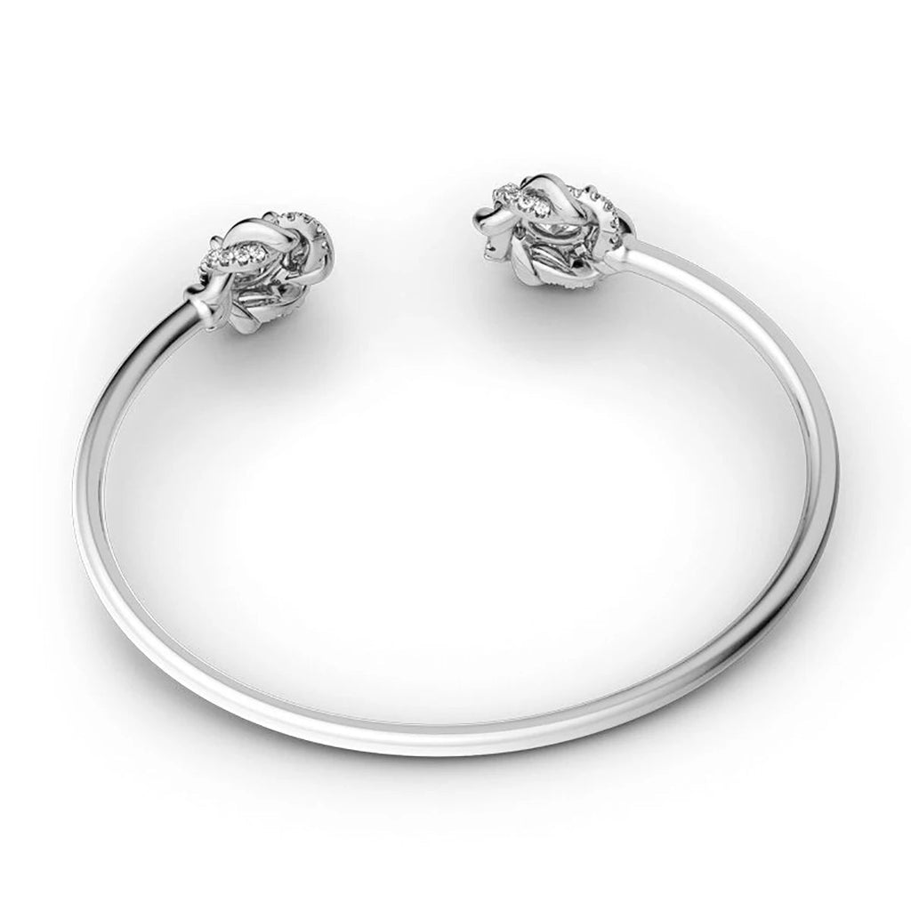 Original Moissanite Diamond Jewelry Sets for Women with Certificate Necklace Earrings Bangle Sets 925 Silver Wedding Luxury Gift - Tara's Tiny Treasures