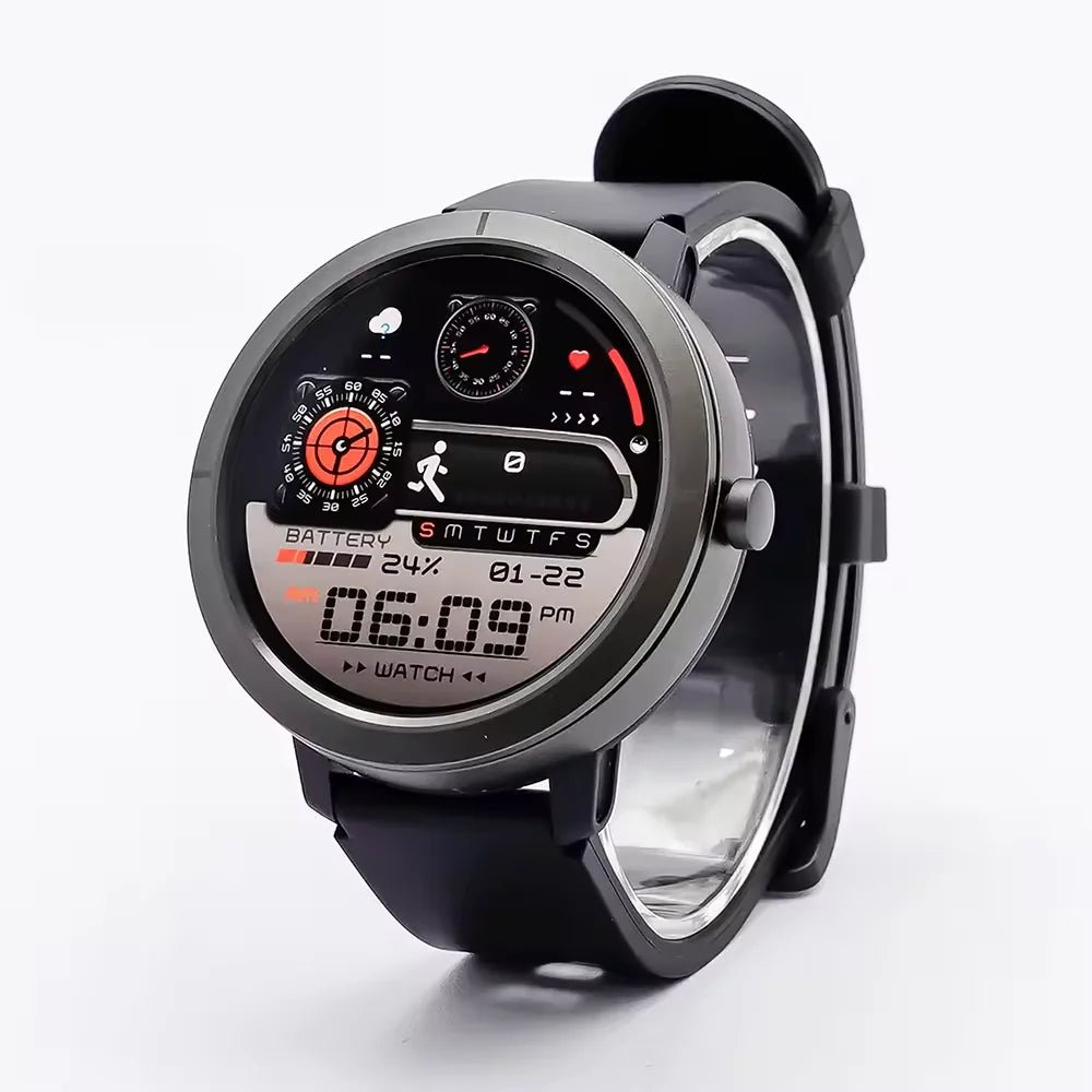 Outdoor Sports GPS Smart Watch for Men Compass Flashlight AMOLED 5ATM Waterproof Rugged Fitness Relojes Smart Watch Per Uomo - Tara's Tiny Treasures
