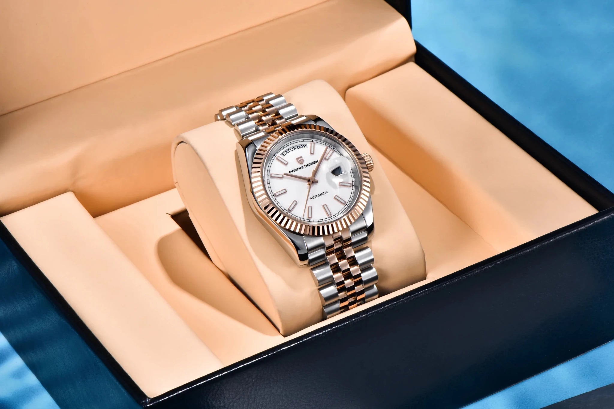 PAGANI DESIGN 2026 New Enamel Dial DD36 Luxury Silver Gold Automatic Watch For Men AR Sapphire crystal Mechanical Wristwatch Men - Tara's Tiny Treasures