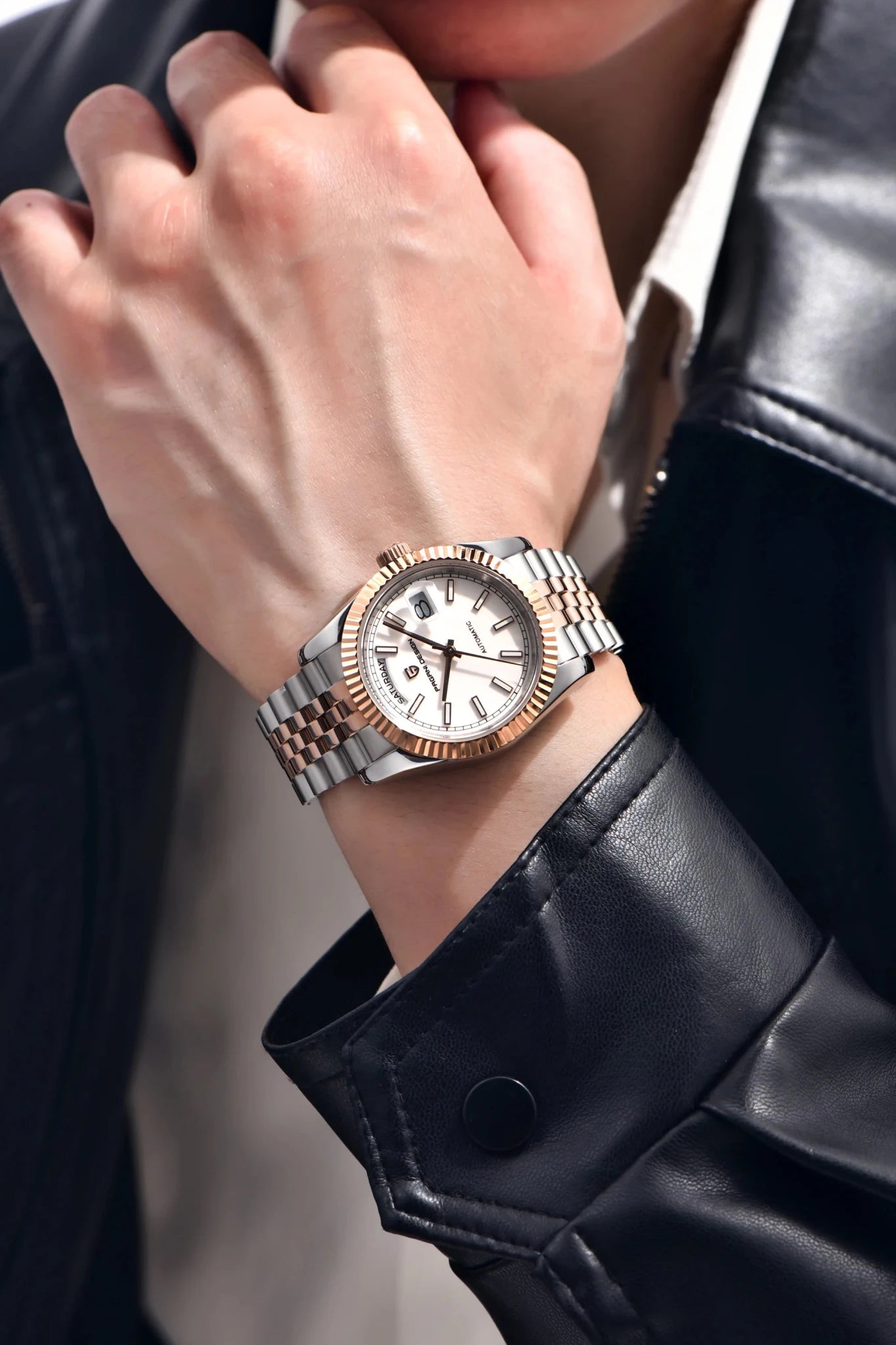 PAGANI DESIGN 2026 New Enamel Dial DD36 Luxury Silver Gold Automatic Watch For Men AR Sapphire crystal Mechanical Wristwatch Men - Tara's Tiny Treasures