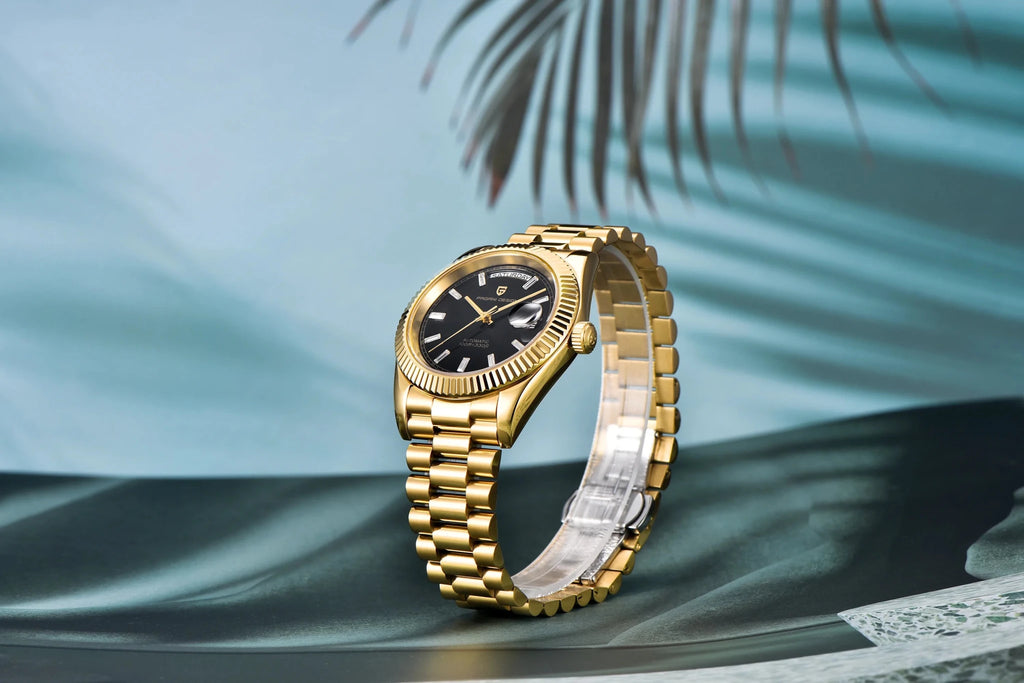 PAGANI DESIGN New Week Calendar Type Watch Japan Movt Waterproof Mechanical Man watch 316L All Steel Luxury Luminous Men watch - Tara's Tiny Treasures