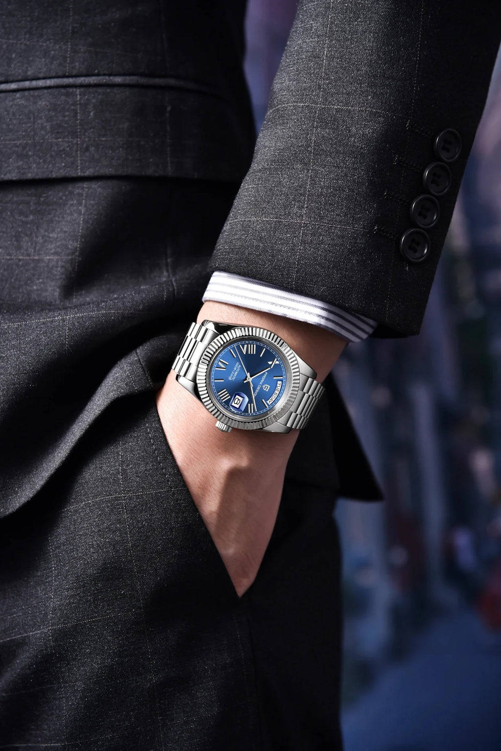 PAGANI DESIGN New Week Calendar Type Watch Japan Movt Waterproof Mechanical Man watch 316L All Steel Luxury Luminous Men watch - Tara's Tiny Treasures