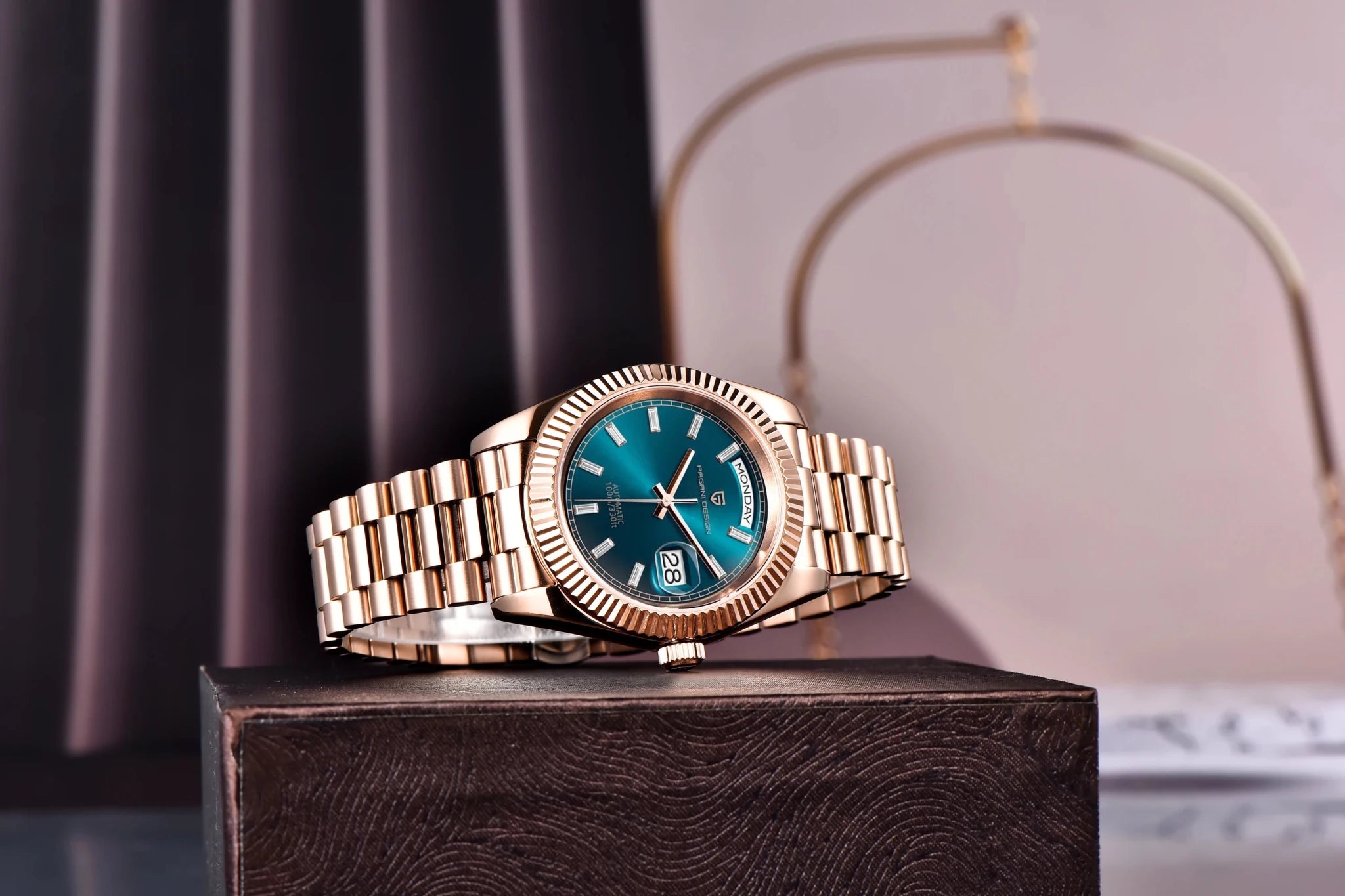 PAGANI DESIGN New Week Calendar Type Watch Japan Movt Waterproof Mechanical Man watch 316L All Steel Luxury Luminous Men watch - Tara's Tiny Treasures