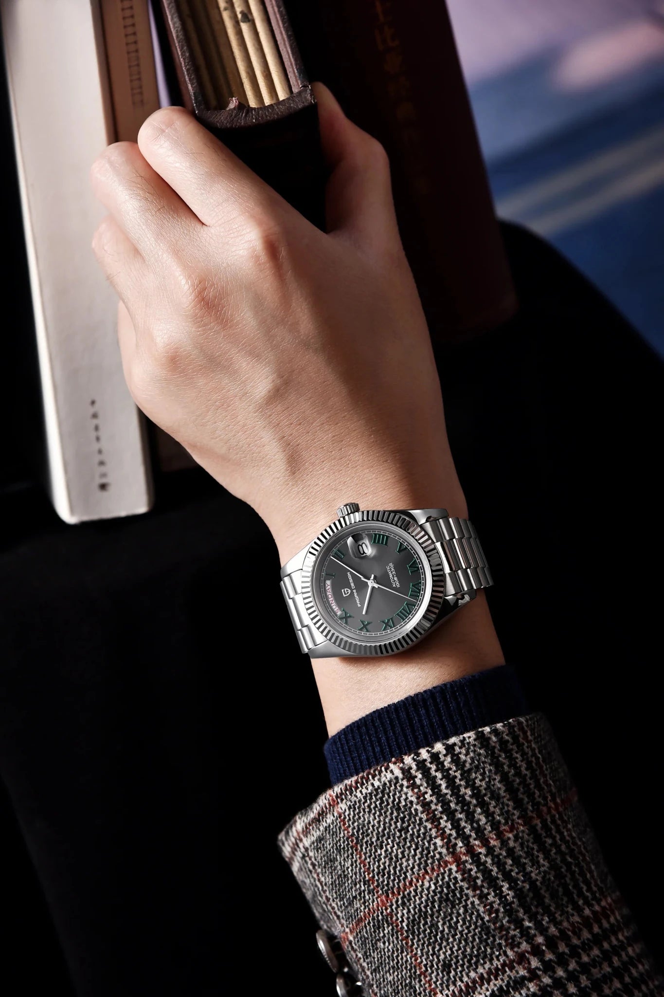 PAGANI DESIGN New Week Calendar Type Watch Japan Movt Waterproof Mechanical Man watch 316L All Steel Luxury Luminous Men watch - Tara's Tiny Treasures