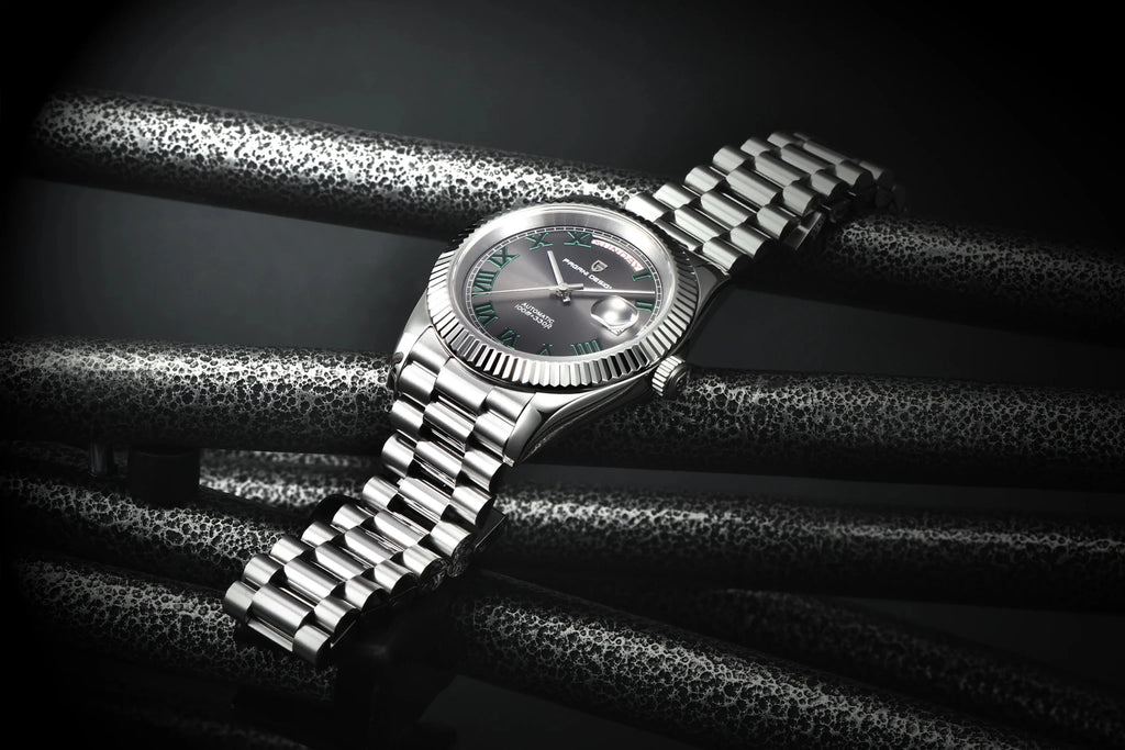 PAGANI DESIGN New Week Calendar Type Watch Japan Movt Waterproof Mechanical Man watch 316L All Steel Luxury Luminous Men watch - Tara's Tiny Treasures
