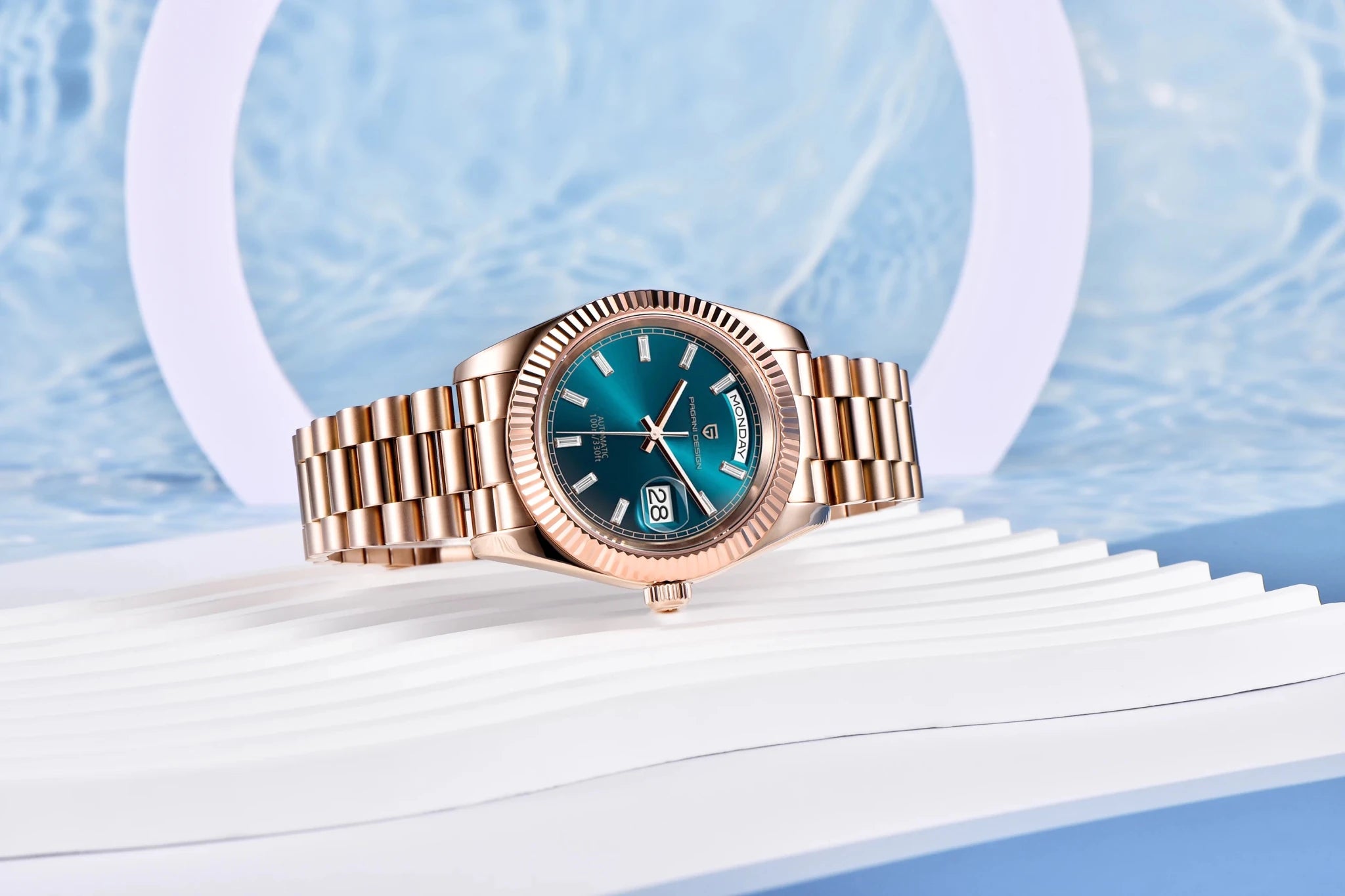 PAGANI DESIGN New Week Calendar Type Watch Japan Movt Waterproof Mechanical Man watch 316L All Steel Luxury Luminous Men watch - Tara's Tiny Treasures
