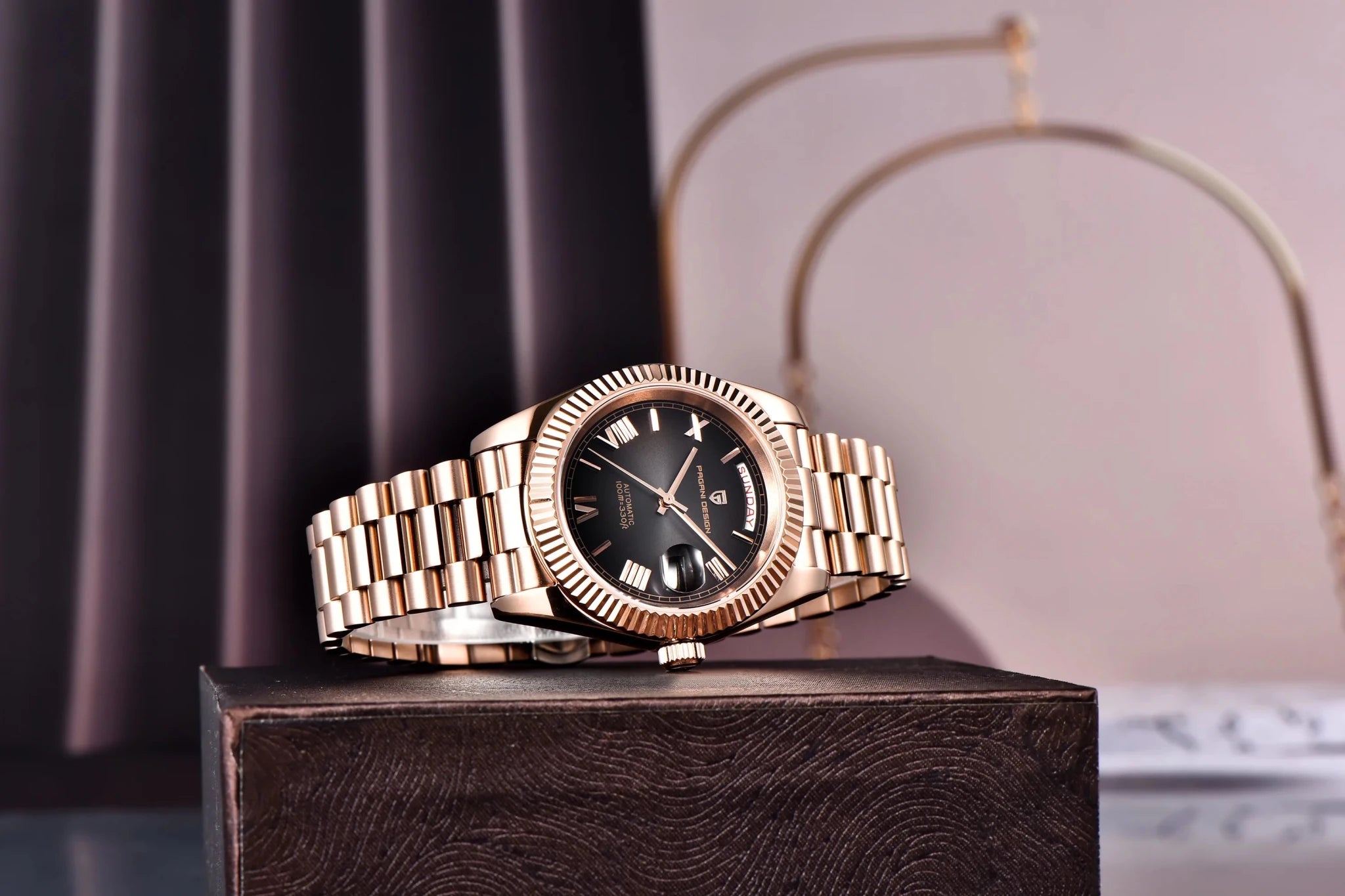 PAGANI DESIGN New Week Calendar Type Watch Japan Movt Waterproof Mechanical Man watch 316L All Steel Luxury Luminous Men watch - Tara's Tiny Treasures