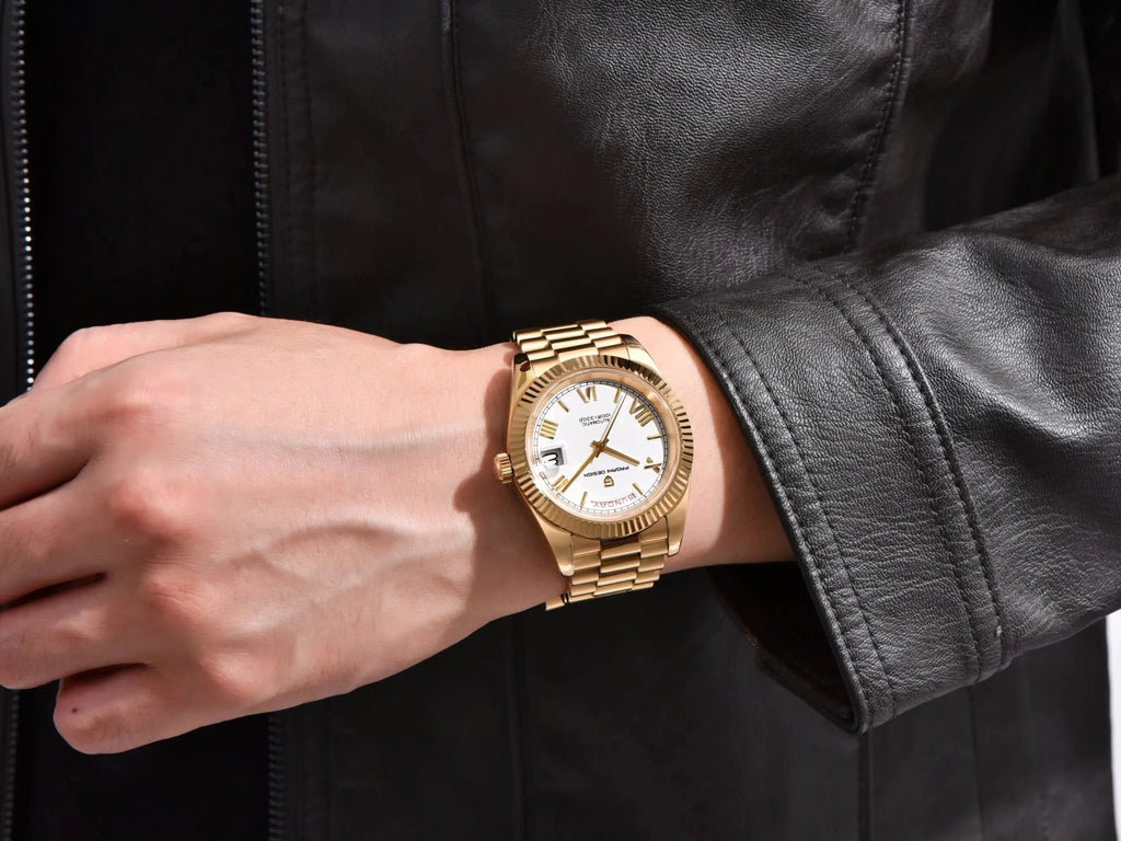 PAGANI DESIGN Niche Premium Men Mechanical Watch French Retro Palace Style Stainless Steel Sapphire Dive Date/Week Display Watch - Tara's Tiny Treasures
