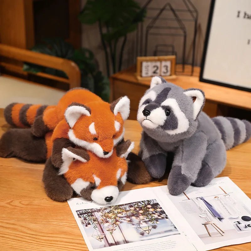 Panda Plush Comfort Soft Animal Plush Raccoon Fox Bear Floor Cushion Birthday Gifts Soft Pillow Toys for Girls Gift Room Decor - Tara's Tiny Treasures