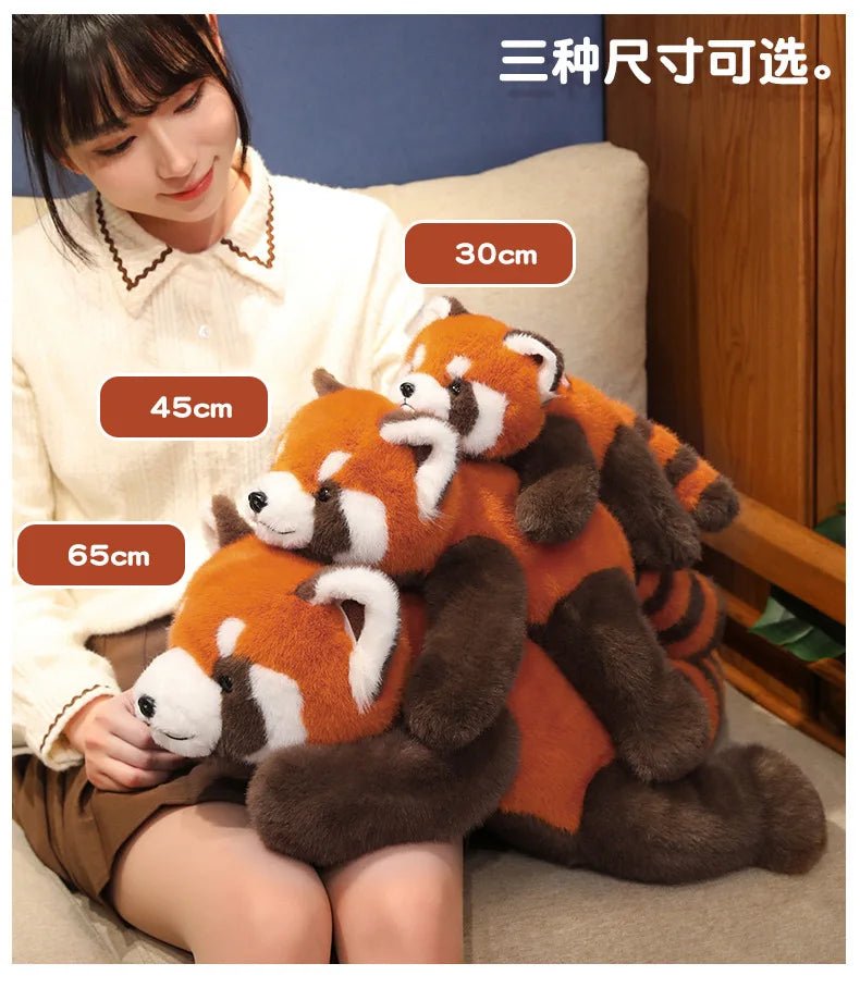 Panda Plush Comfort Soft Animal Plush Raccoon Fox Bear Floor Cushion Birthday Gifts Soft Pillow Toys for Girls Gift Room Decor - Tara's Tiny Treasures