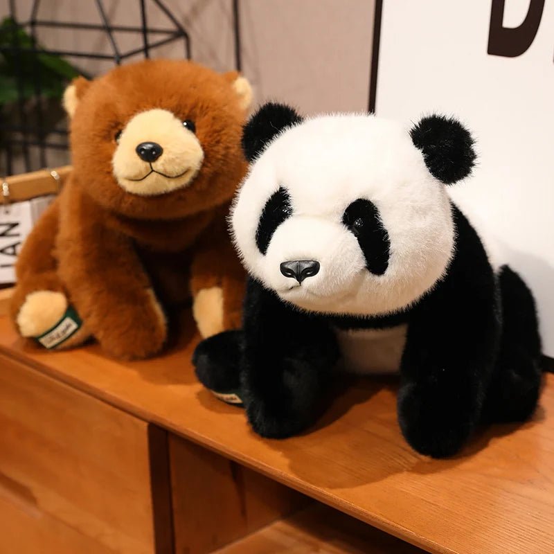 Panda Plush Comfort Soft Animal Plush Raccoon Fox Bear Floor Cushion Birthday Gifts Soft Pillow Toys for Girls Gift Room Decor - Tara's Tiny Treasures