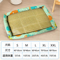 Pet Cat Beds Summer Pet Cooling Mat Pad Lightweight Breathable Rattan Pet Bed Cooling Ice Nest for Small Animal Dogs Mat - Tara's Tiny Treasures