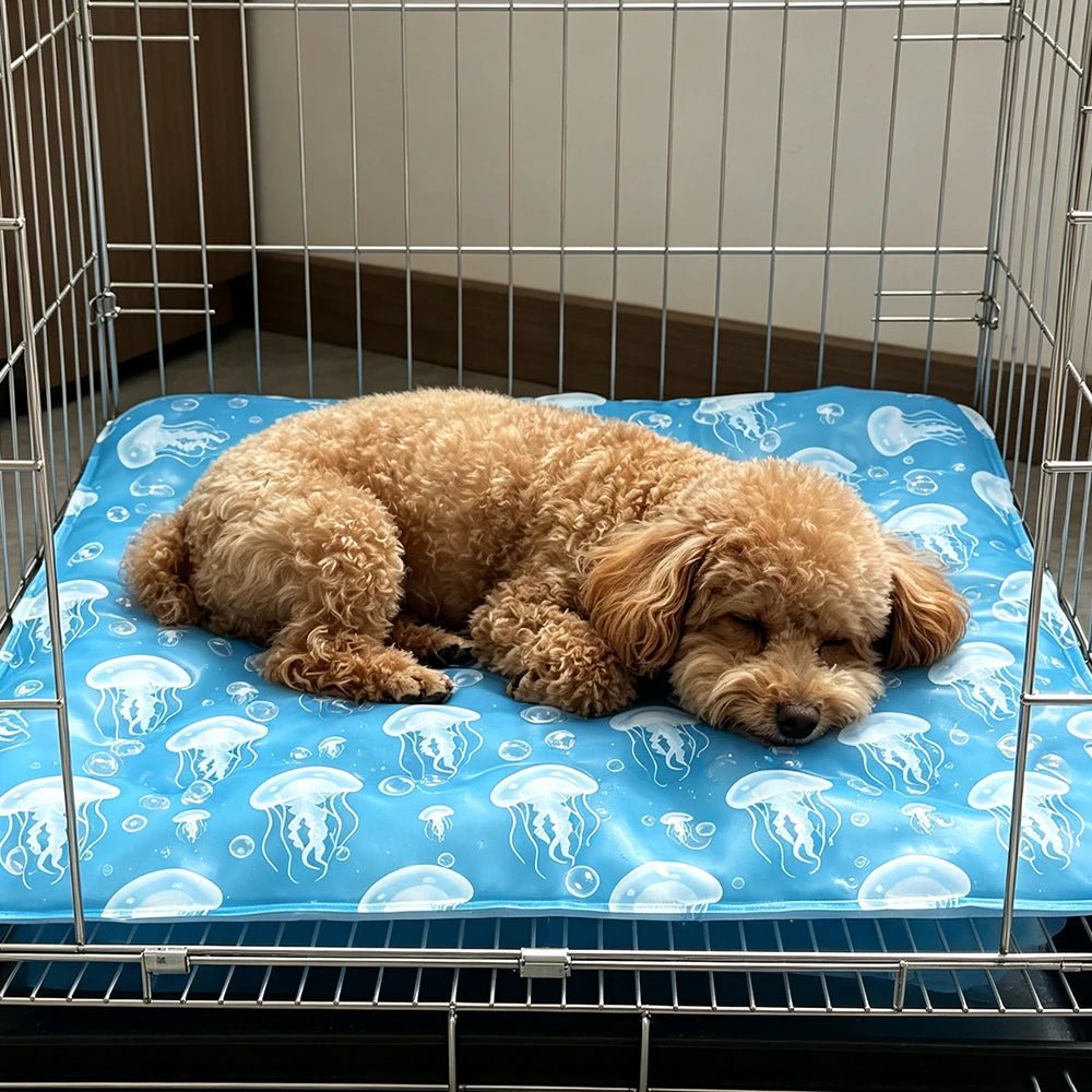 Pet Cooling Mat for Dogs And Cats Air Conditioning Gel Mat for Pets Soft Breathable Waterproof Non-Slip Pet Mat for Hot Weather - Tara's Tiny Treasures