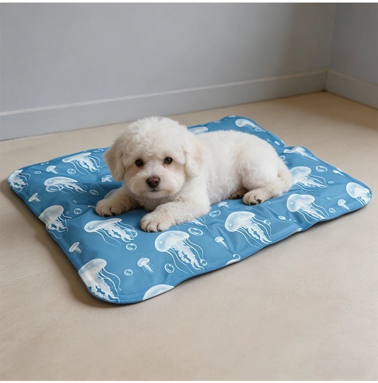 Pet Cooling Mat for Dogs And Cats Air Conditioning Gel Mat for Pets Soft Breathable Waterproof Non-Slip Pet Mat for Hot Weather - Tara's Tiny Treasures