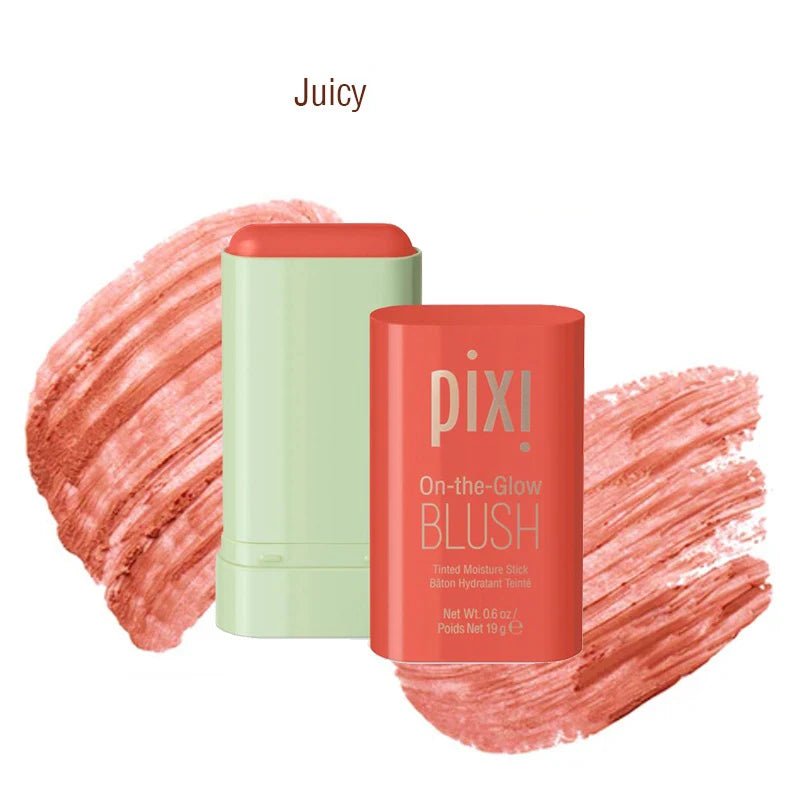 Pixi On-the-Glow Blush Stick Creamy Hydrating Formula Ruby/Warm/Juicy Shades Buildable Pigmented Cheek Blush For All Skin Tones - Tara's Tiny Treasures