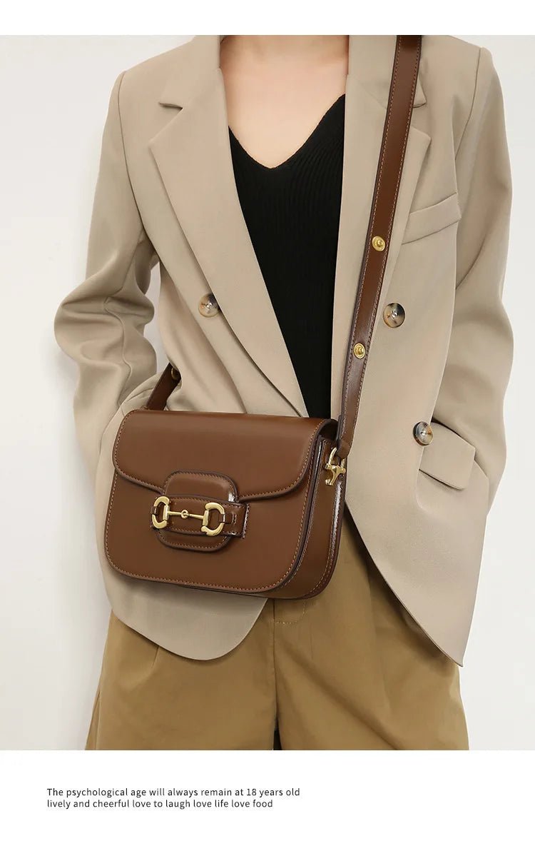 Premium Leather Diaper Bag for Women Classic Designer Paris Casual Simple Vintage Trendy Design Comfortable and Practical - Tara's Tiny Treasures