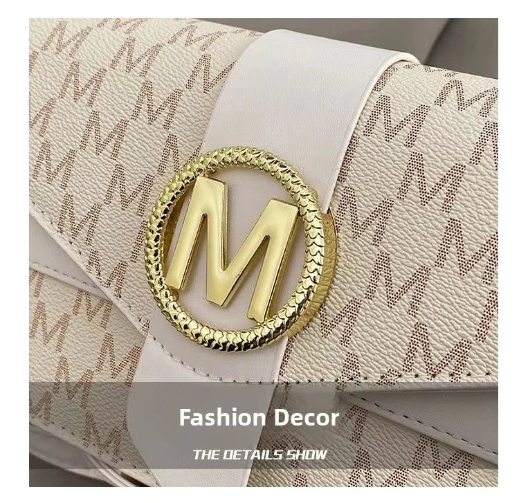Premium Vintage-Style Bag - 2026 Autumn-Winter New Design - Letter-Shaped Shoulder Bag for Casual Wear - Small Square Bag - Tara's Tiny Treasures