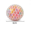 Rainbow Sensory Stress Relief Ball Squishy 3D Fidget Toys for Adults Kids Anti-Anxiety Silent Non-Toxic Toy for Office Classroom - Tara's Tiny Treasures