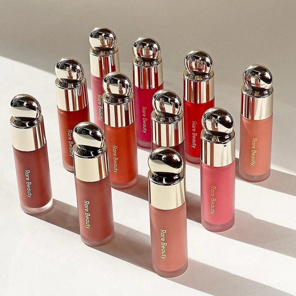 Rare Beauty Melting Cream Blush Makeup Matte Pearlescent Texture Glitter Blush Highlighter Bright nourish moisturize Lip Gloss - Tara's Tiny Treasures