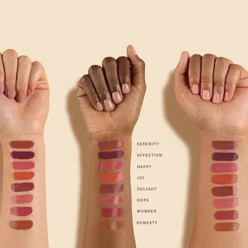 Rare Beauty Melting Cream Blush Makeup Matte Pearlescent Texture Glitter Blush Highlighter Bright nourish moisturize Lip Gloss - Tara's Tiny Treasures