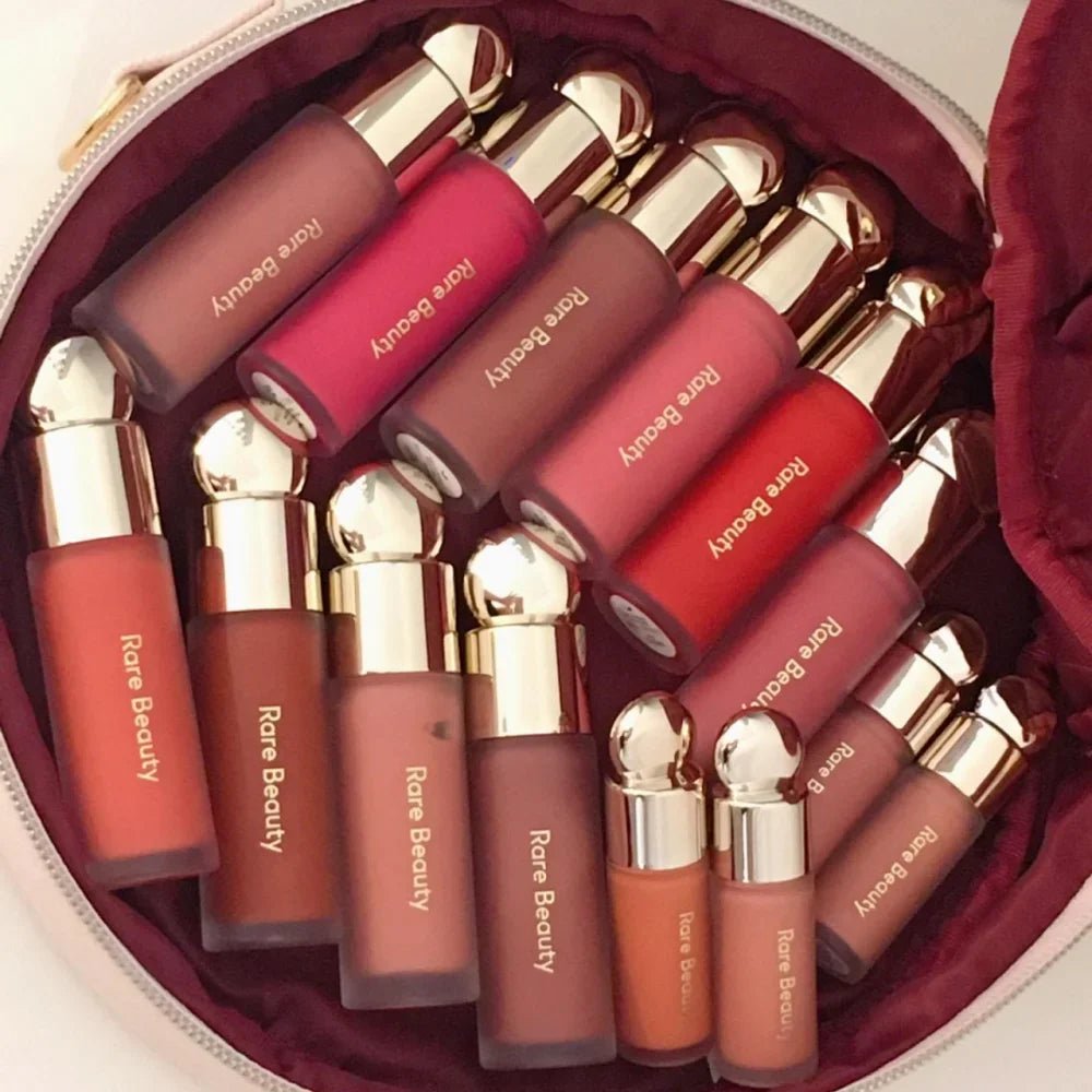 Rare Beauty Melting Cream Blush Makeup Matte Pearlescent Texture Glitter Blush Highlighter Bright nourish moisturize Lip Gloss - Tara's Tiny Treasures