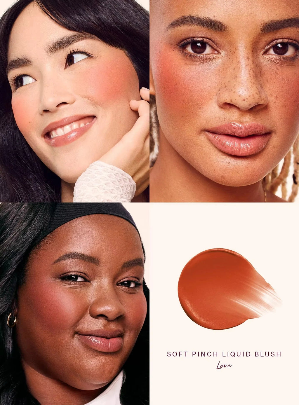 Rare Beauty Soft Pinch Liquid Blush Silky and Glides On Smoothly Long Lasting Plump Makeup Hope Love Virtue Happy Wonder Worth - Tara's Tiny Treasures