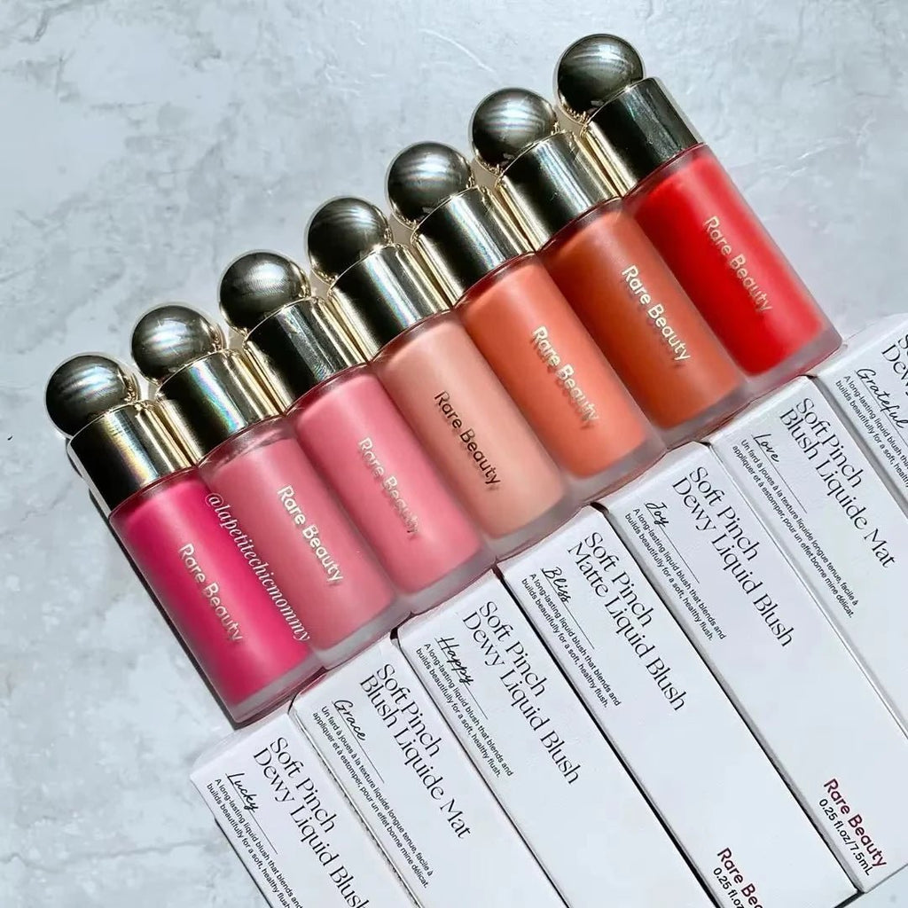Rare Beauty Soft Pinch Liquid Blush Silky and Glides On Smoothly Long Lasting Plump Makeup Hope Love Virtue Happy Wonder Worth - Tara's Tiny Treasures