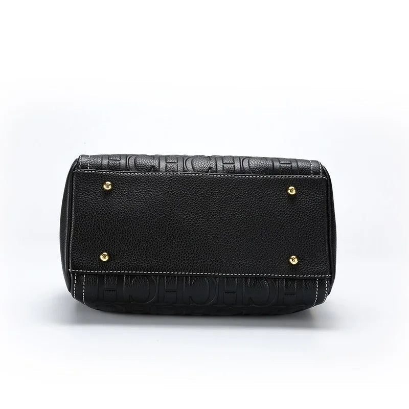 Retro Classic Women's Large Capacity Handbag Fashion Simple Pure Colour Design Daily Commute Travel Essential Shoulder Bag - Tara's Tiny Treasures