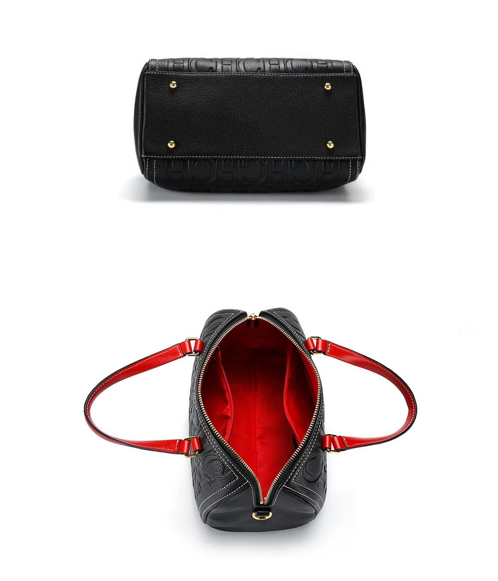Retro Classic Women's Large Capacity Handbag Fashion Simple Pure Colour Design Daily Commute Travel Essential Shoulder Bag - Tara's Tiny Treasures