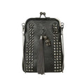 Rivet Fringe Fashion Vintage Punk Designer Bags PU Leather Bag Chain Women Shoulder Crossbody Bags Women's Handbags Phone Purse - Tara's Tiny Treasures