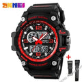 SKMEI 1283 Digital Quartz Watch for Men Waterproof Sport Electronic Countdown Man Wristwatches Military Alarm Clock Reloj Hombre - Tara's Tiny Treasures