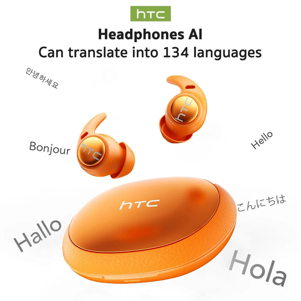Sleeping Earphones HTC NE76 AI Translation Earbuds Wireless Bluetooth Noise Reduction HIFI Music Stereo Sound Headphones - Tara's Tiny Treasures