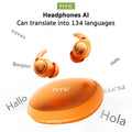 Sleeping Earphones HTC NE76 AI Translation Earbuds Wireless Bluetooth Noise Reduction HIFI Music Stereo Sound Headphones - Tara's Tiny Treasures