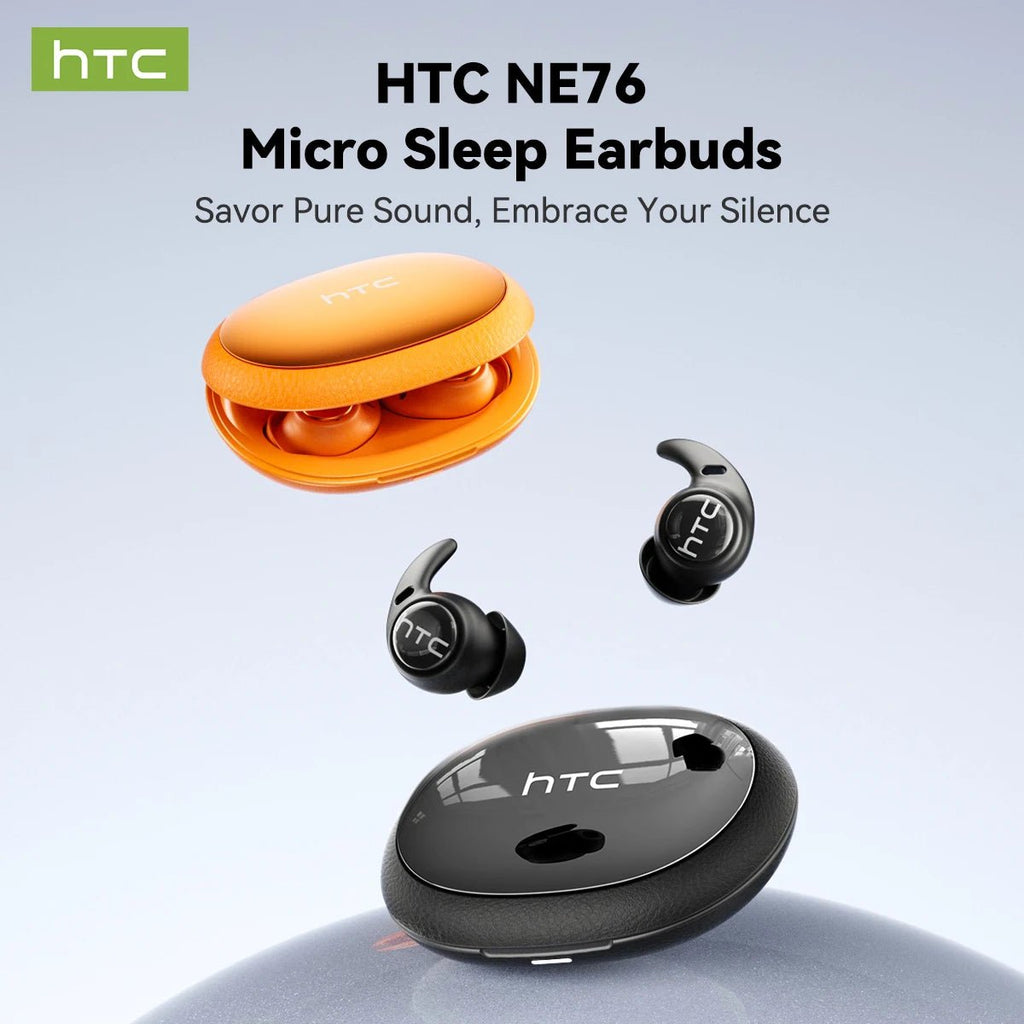 Sleeping Earphones HTC NE76 AI Translation Earbuds Wireless Bluetooth Noise Reduction HIFI Music Stereo Sound Headphones - Tara's Tiny Treasures