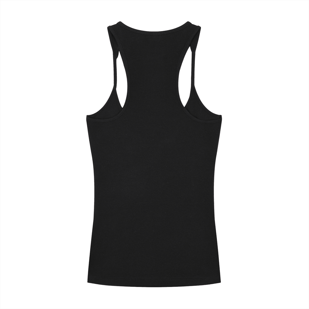 Slim Fit Ribbed Racerback Tank Top - Tara's Tiny Treasures