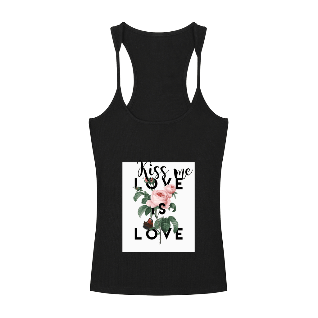 Slim Fit Ribbed Racerback Tank Top - Tara's Tiny Treasures