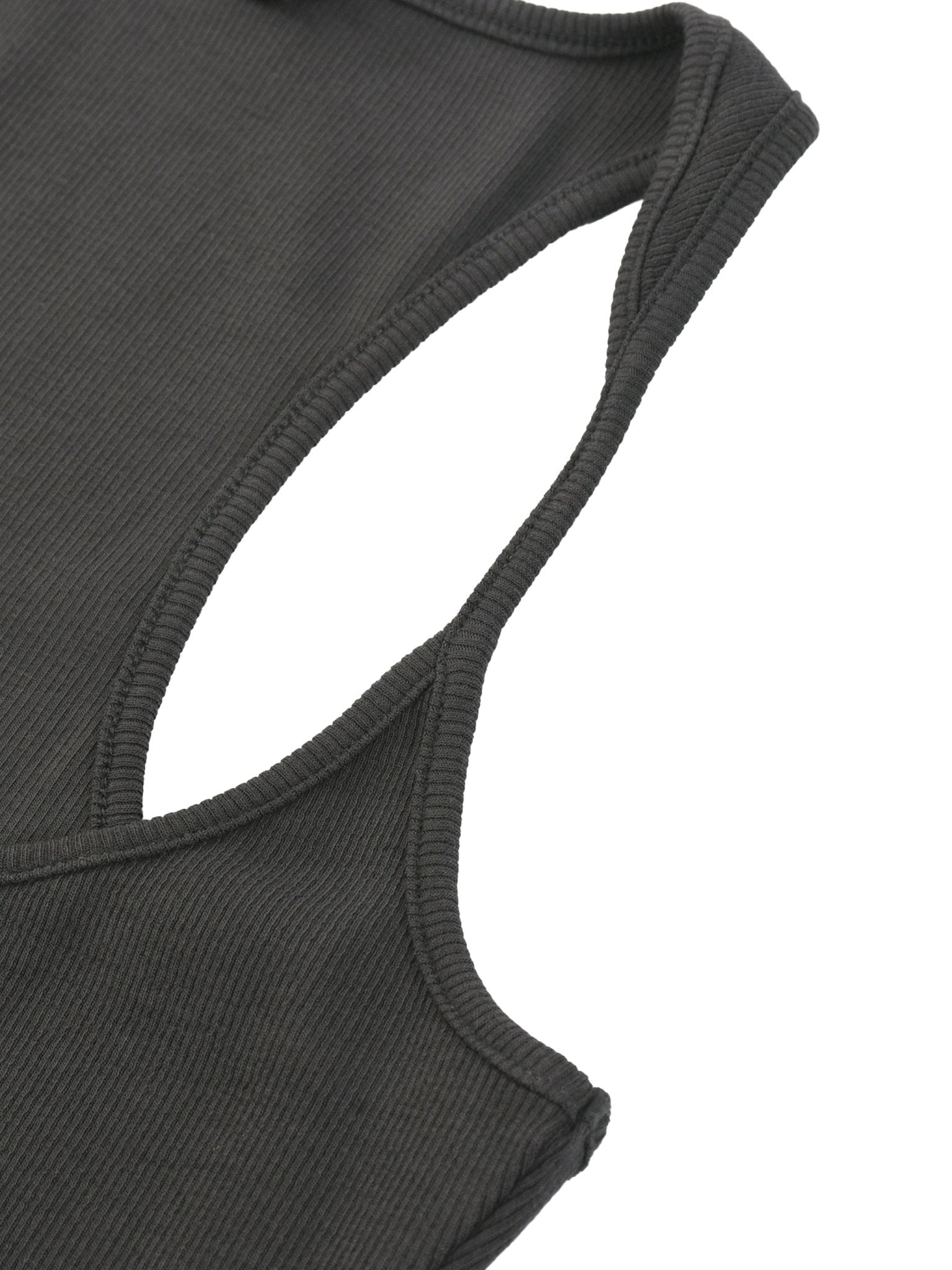 Slim Fit Ribbed Racerback Tank Top - Tara's Tiny Treasures